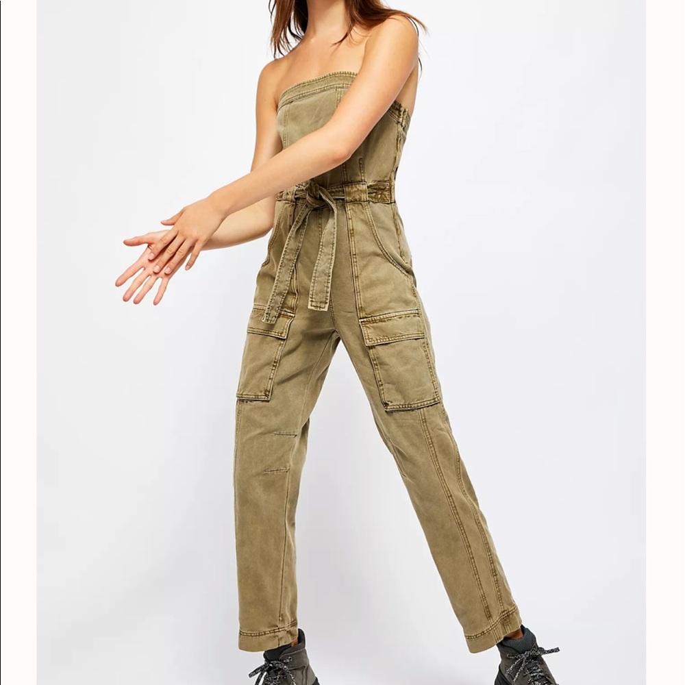 🔥Free People utility Jumpsuit - Picture 2 of 6